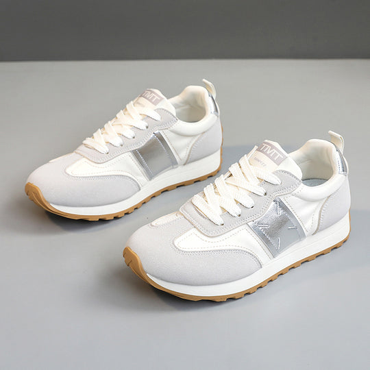 Damen sportliche Sneakers mit atmungsaktiver Mesh-Oberfläche und dämpfendem Sohlenprofil EB
