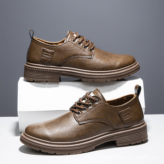 Damen Klassische Lederschuhe mit rutschfester Sohle und elegantem Design EB