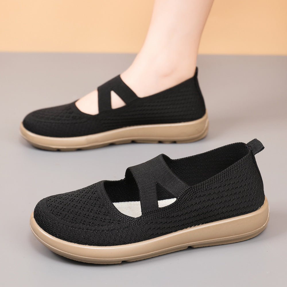 Damen Bequeme und atmungsaktive Slip-On Sneakers EB