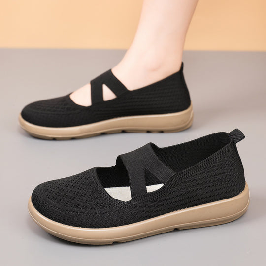Damen Bequeme und atmungsaktive Slip-On Sneakers EB