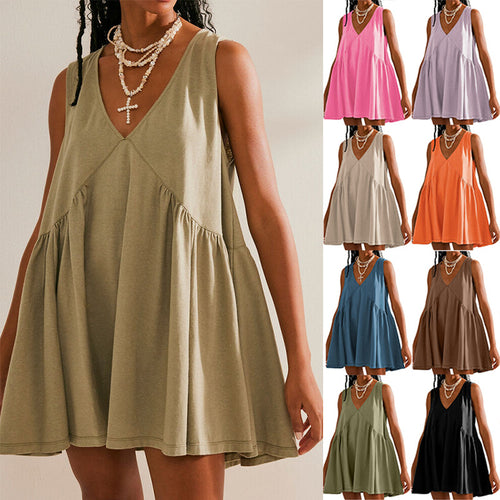 Damen Freizeitkleid aus leichtem, atmungsaktivem Material EB
