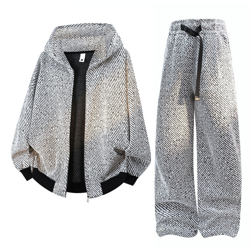 Damen weite Samt-Jogginghose mit elastischem Bund, Tunnelzug und lässiger Culotte-Passform EB