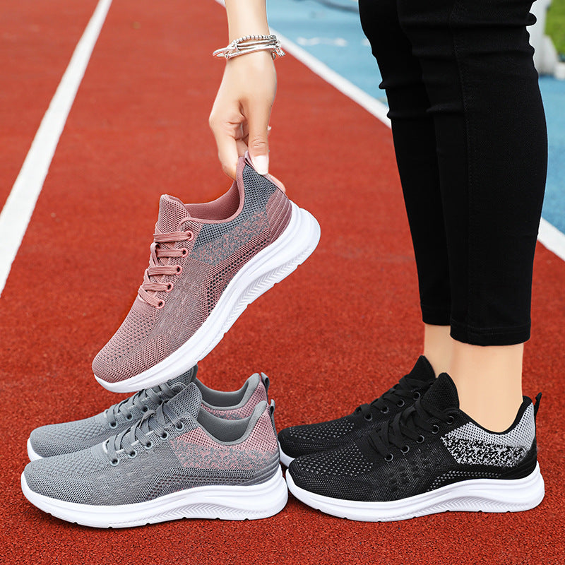 Damen Atmungsaktive Lauf-Sneaker mit flexiblem Obermaterial EB
