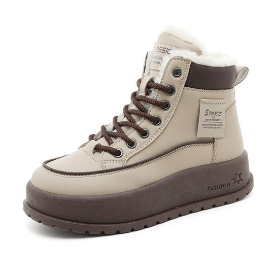 Damen Winterstiefel mit flauschigem Innenfutter und rutschfester Sohle EB