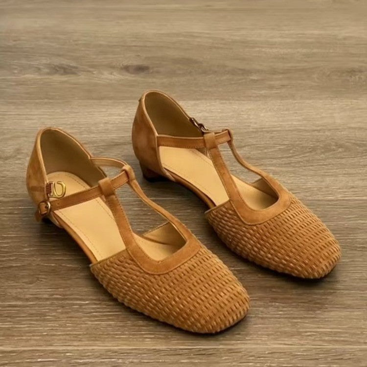 Damen Sling-Ballerinas mit raffinierten Riemen und hochwertiger Veloursoberfläche EB