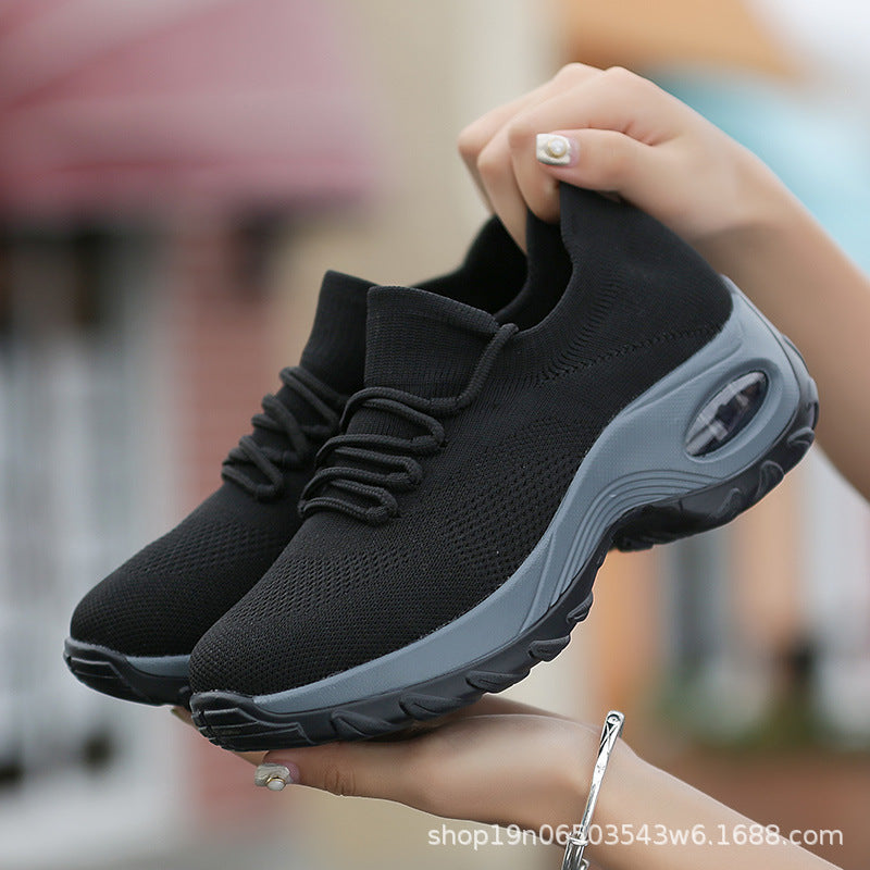 Damen Sportliche Sneaker mit innovativem Dämpfungssystem und atmungsaktiver Obermaterialstruktur EB