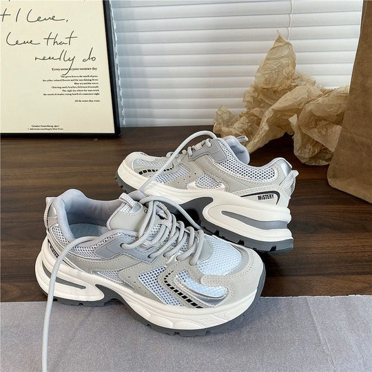 Damen Sportliche Sneakers mit atemberaubendem Design und ergonomischer Dämpfung EB