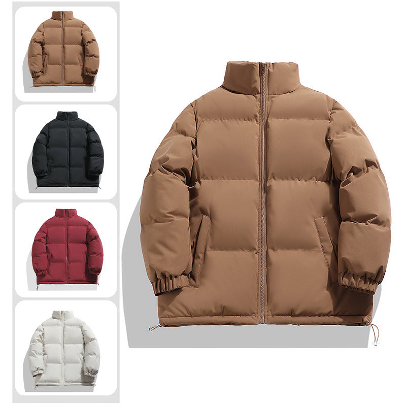 Herren ultrawarmes Stepp-Funktionsblouson mit hohem Stehkragen, Kordelzugsaum und elastischen Bündchen EB