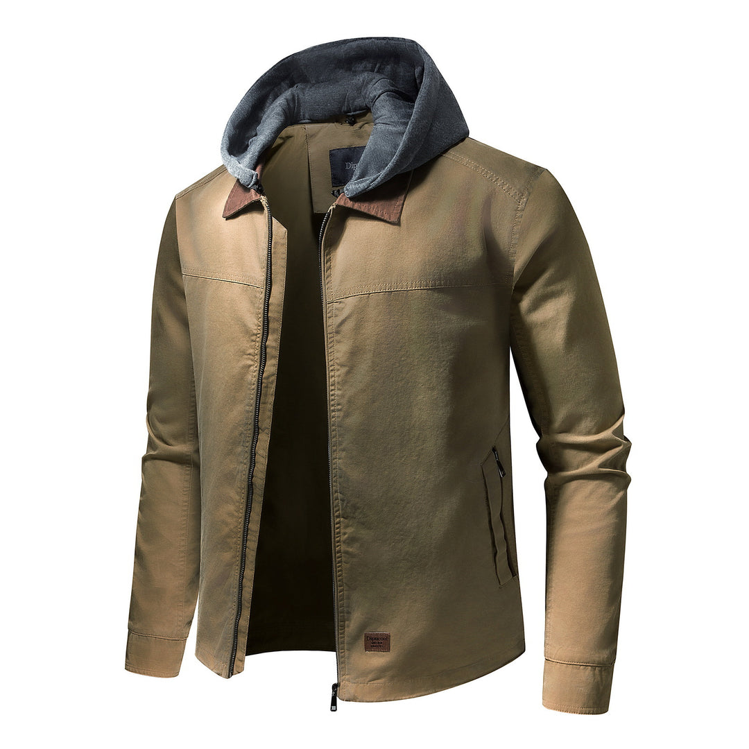 Herren Utility-Jacke mit abnehmbarem Hoodie EB