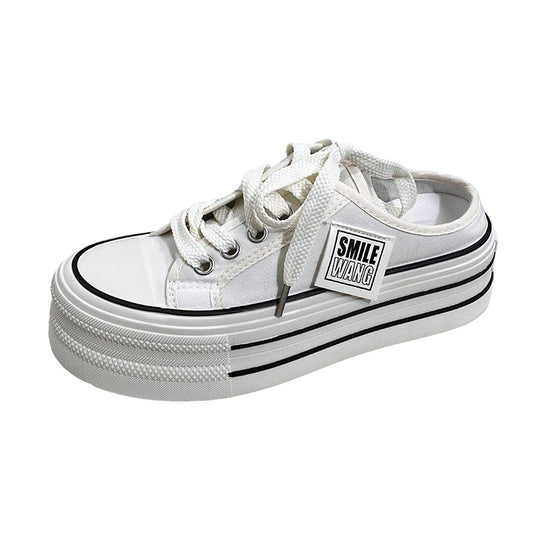 Damen Freizeitsneaker mit modischem Plateau-Design und atmungsaktivem Obermaterial EB