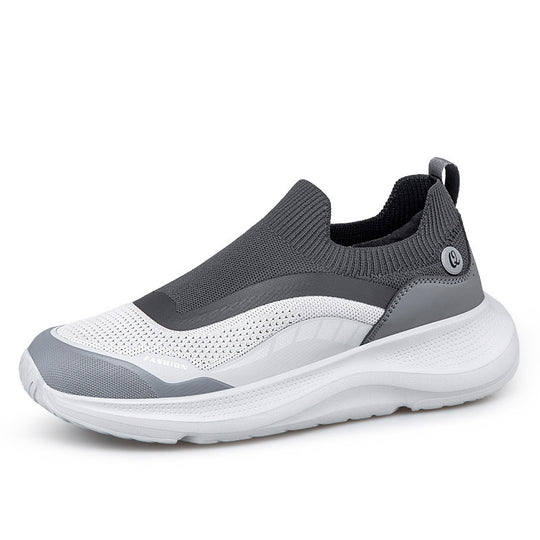 Damen Komfortable Slip-On Sneakers mit rutschfester Sohle und atmungsaktivem Obermaterial EB