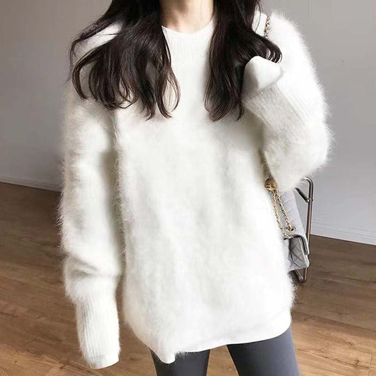 EB | Weicher Strickpullover Mohair Luxuriöser Komfort