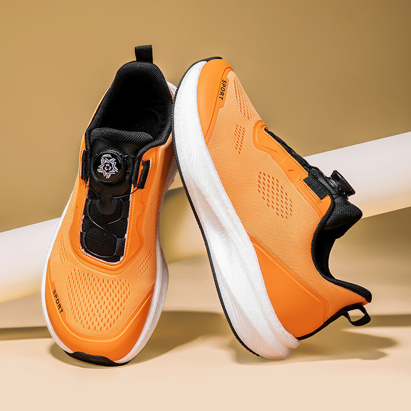 Damen Sportliche Schnür-Sneaker mit atmungsaktivem Mesh und leichtem Dämpfungssystem EB