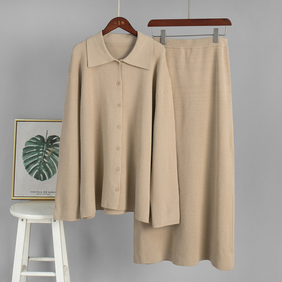 Damen Langstrickmantel EB
