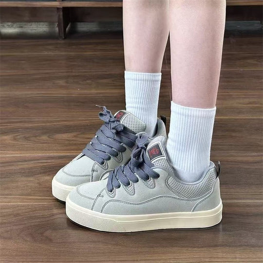 Damen Modische Sneaker mit atmungsaktivem Obermaterial und rutschfester Sohle EB