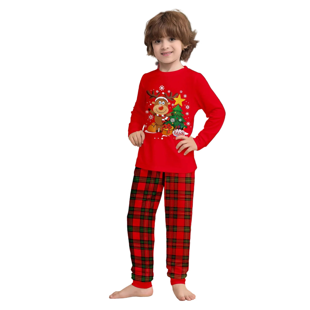 EB | Rudolf's Süße Weihnachts-Pyjamas Rot Herren