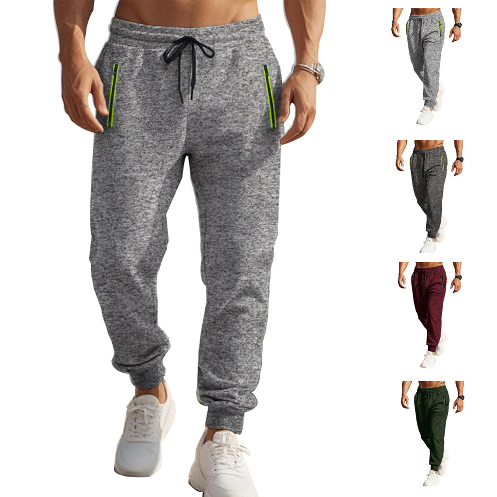 Herren Sportliche Jogginghose mit seitlichen Reißverschlusstaschen EB