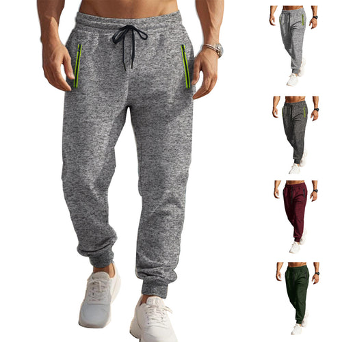 Herren Sportliche Jogginghose mit seitlichen Reißverschlusstaschen EB