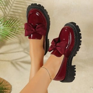 Damen Modische Slipper mit Schleifendetail EB