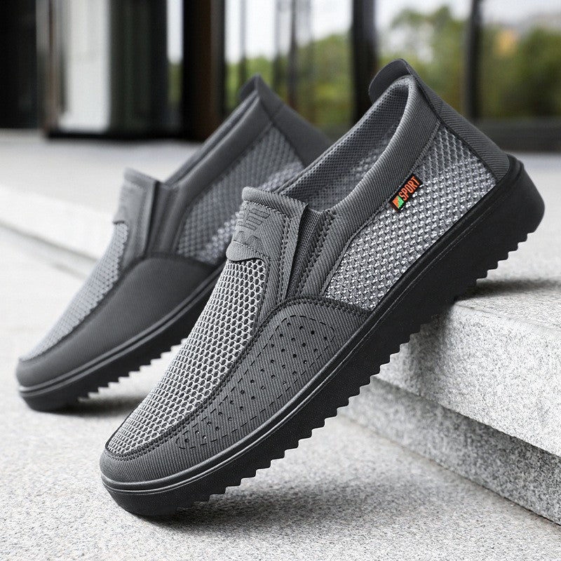 Damen Sportliche Slip-On Sneakers mit atmungsaktivem Obermaterial EB