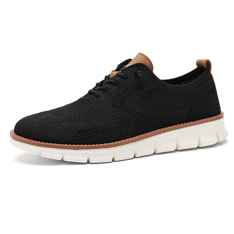 Herren gestrickter Komfort-Sneaker mit atmungsaktivem Strickoberteil und flexibler EVA-Laufsohle EB
