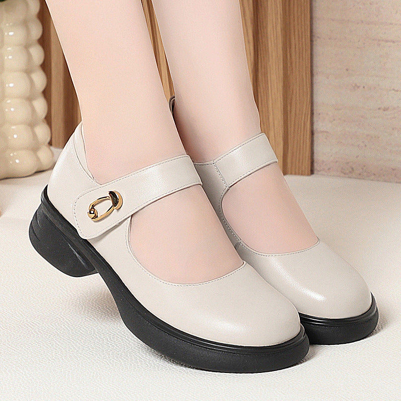 Damen Mary Jane Schuhe mit anatomischer Sohle und elegantem Riemen EB