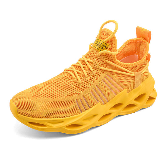 Damen Sportliche Leichtgewicht Laufschuhe mit atmungsaktiver Mesh-Oberfläche und dämpfender Sohle EB