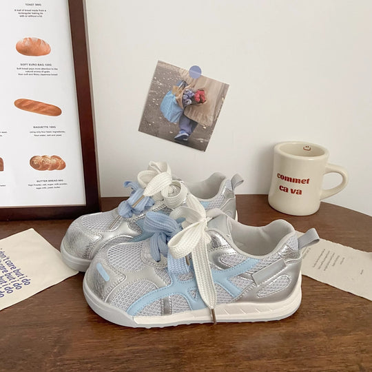 Damen Sportliche Sneakers mit verspieltem Schleifen-Design EB