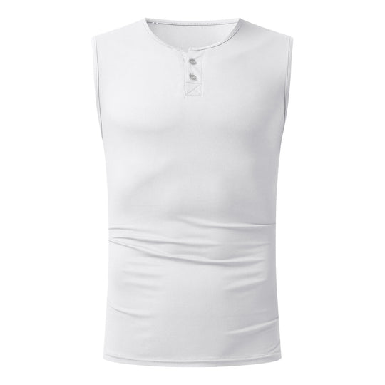 Herren Tanktop mit ausgewogenem Schnitt und praktischen Druckknöpfen EB