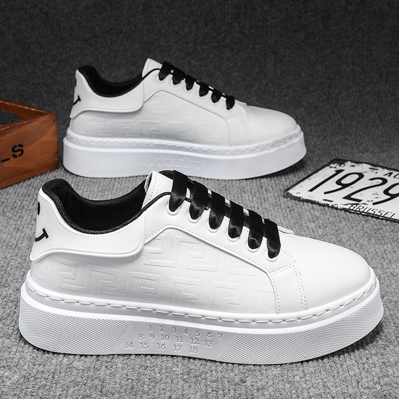 Damen Hochwertige Plateau-Sneaker mit strukturiertem Obermaterial EB