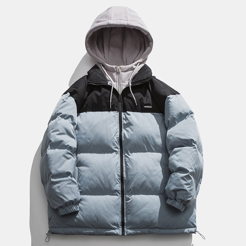 Herren Winterjacke mit abnehmbarer Kapuze und wärmeisolierender Fütterung EB