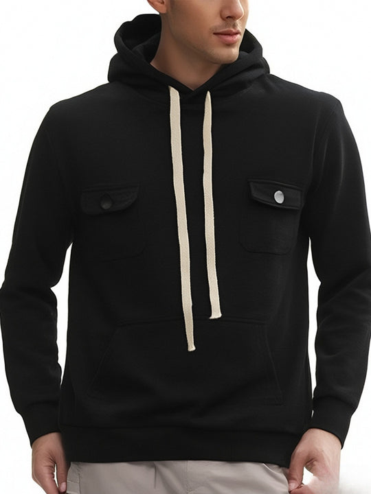 Herren Kapuzenpullover mit praktischen Taschen und modernem Design EB