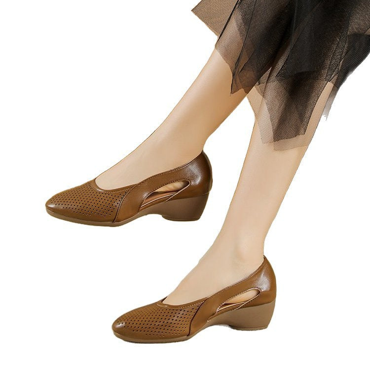 Damen komfortable und elegante Ballerinas mit atmungsaktivem Obermaterial EB