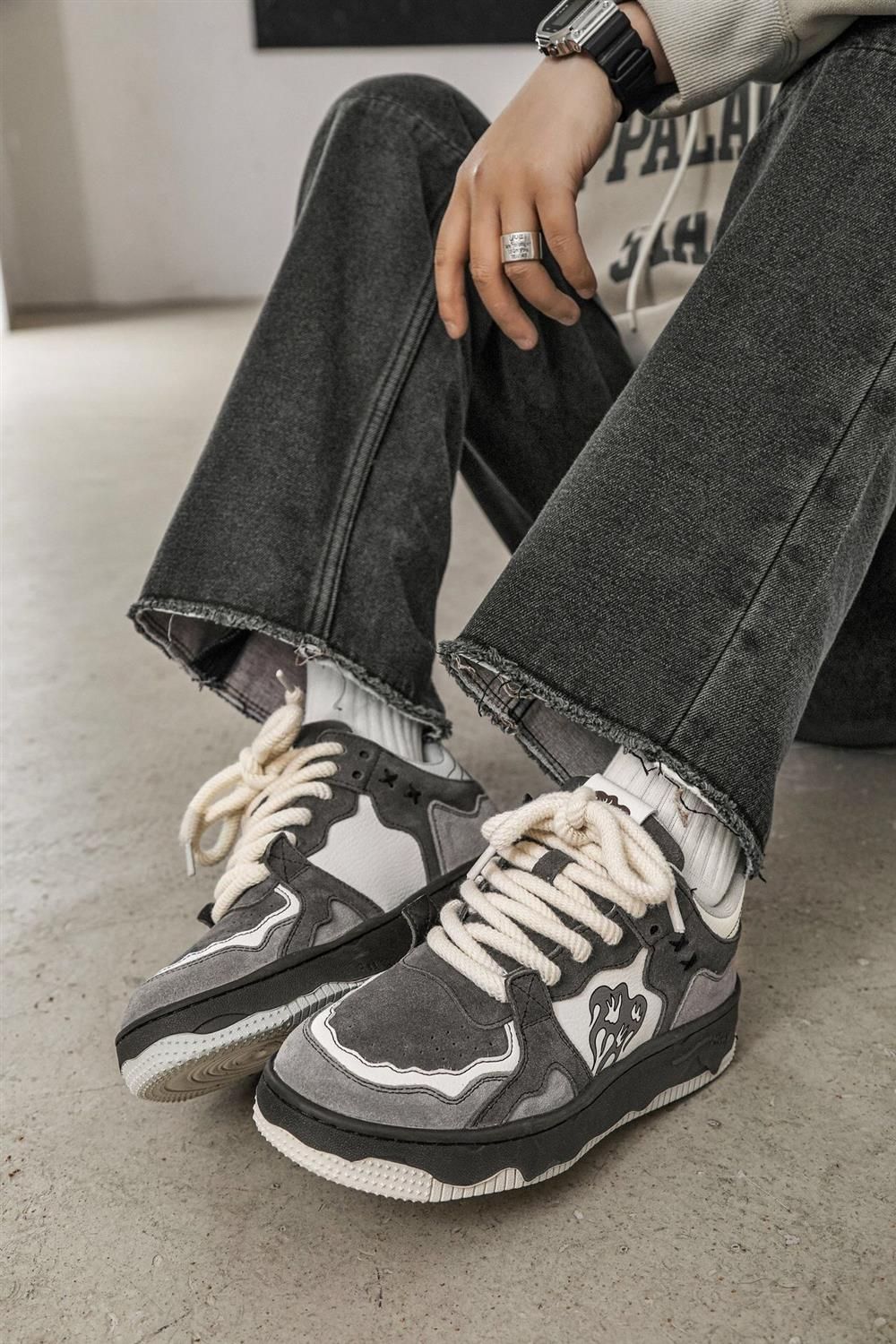 Damen Sportliche Sneakers mit innovativem Design und atmungsaktivem Obermaterial EB