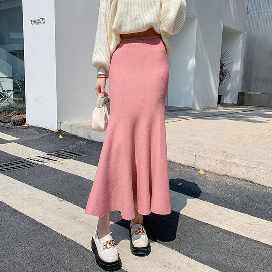 Damen Eleganter, ausgestellter Maxirock aus leichtem Material EB