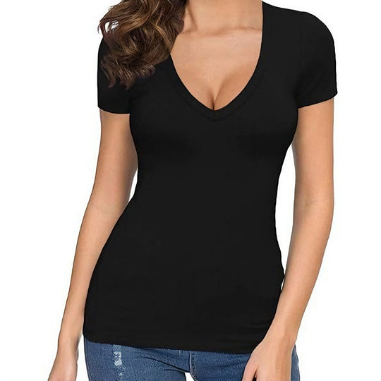 Damen Body mit tiefem V-Ausschnitt EB
