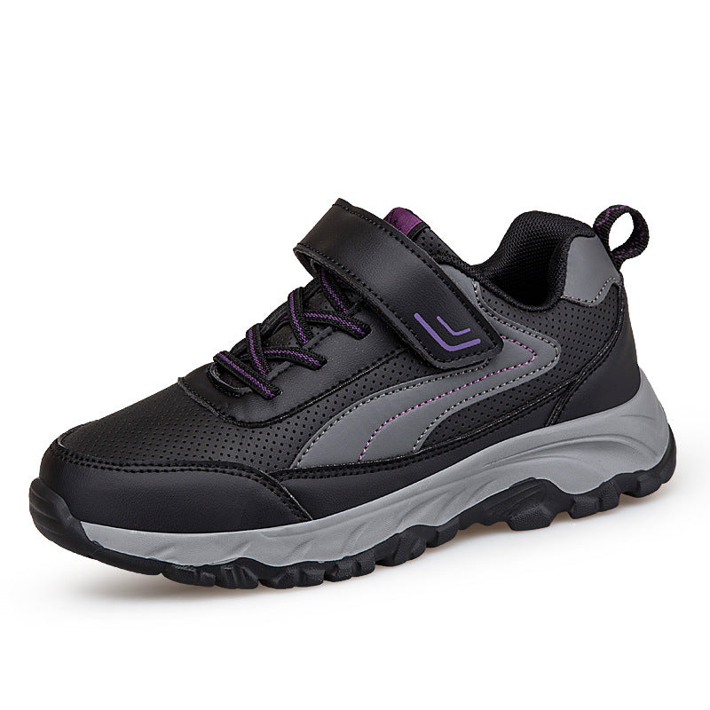 Damen Sportliche Wandersneaker mit atmungsaktivem Obermaterial und flexibel anpassbarem Verschluss EB