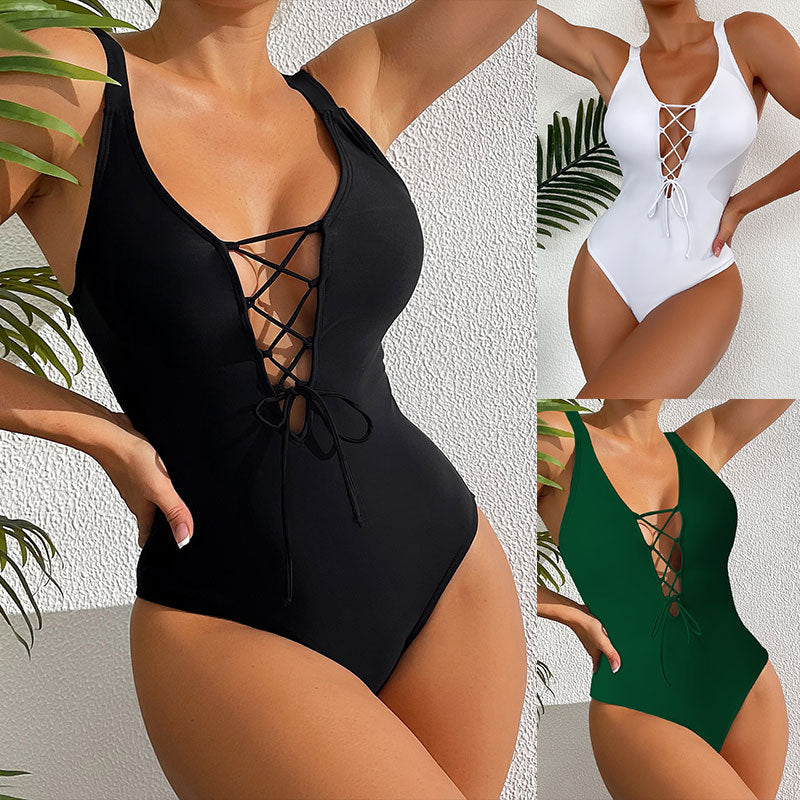 Damen raffinierter Badeanzug EB