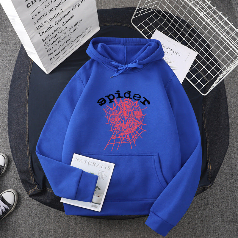 Damen Kapuzensweater mit kreativem Spinnenmotiv EB