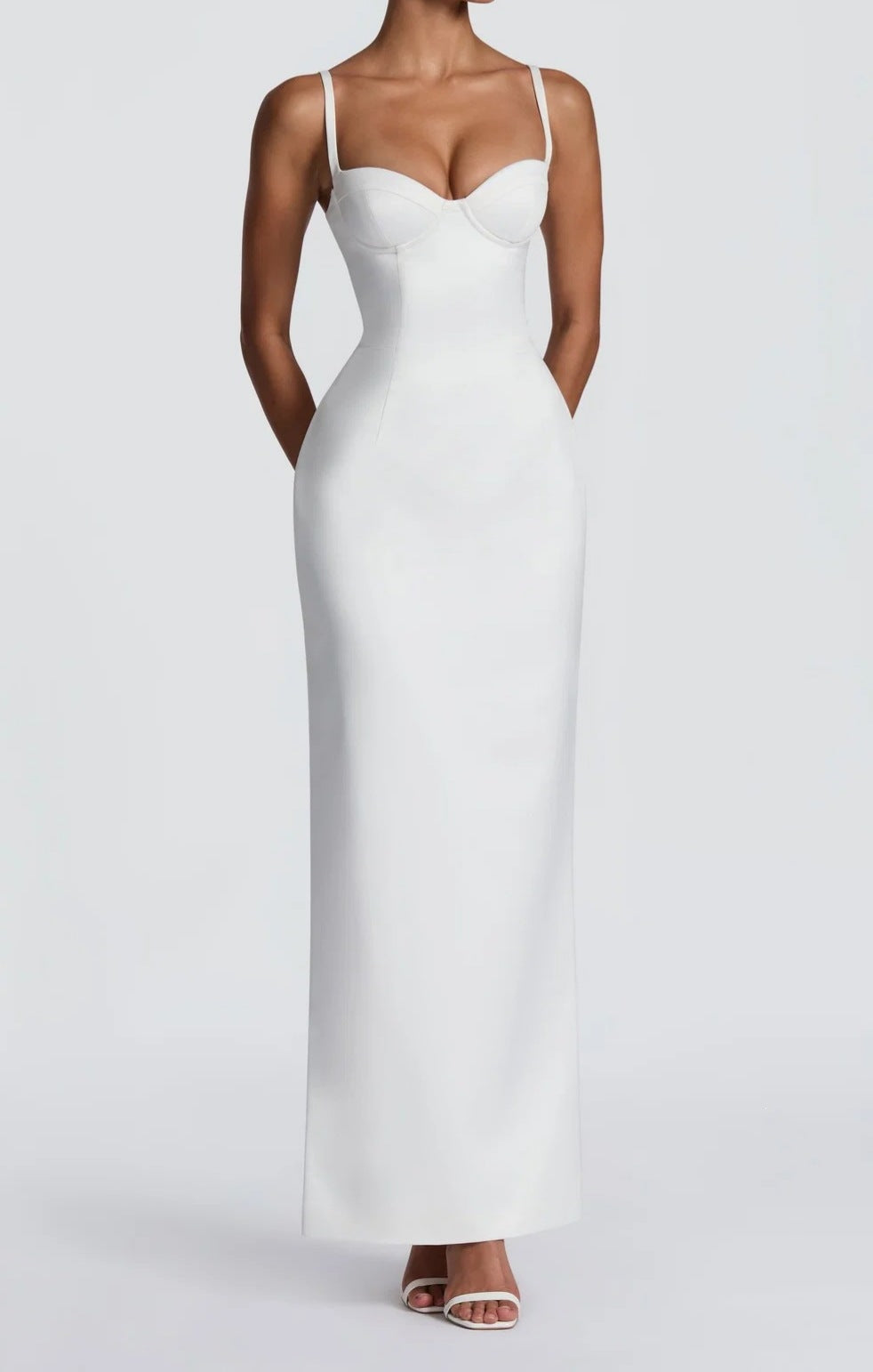 Damen Elegantes langes Hochzeitskleid EB
