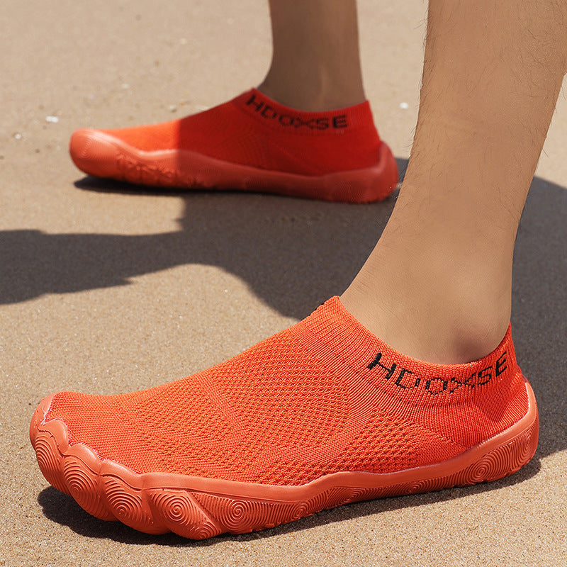 Damen Flexible Aquaschuhe mit elastischem Design und rutschfester Sohle EB