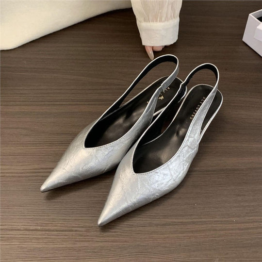Damen Slingback Pumps mit eleganter spitz zulaufender Silhouette EB