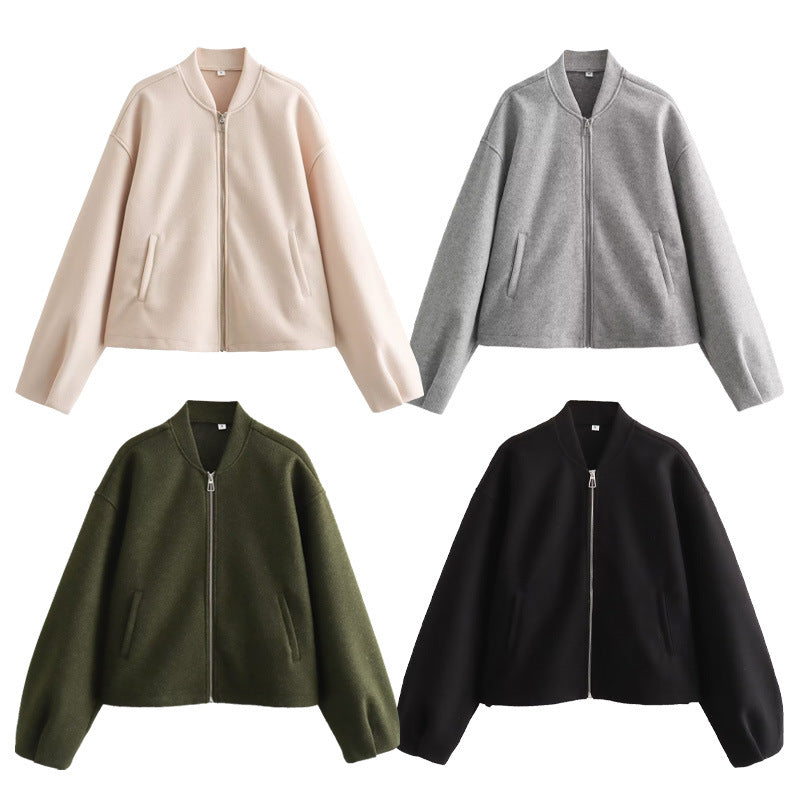 Damen modische Sweatjacke mit modernen Annehmlichkeiten und lässigem Schnitt EB