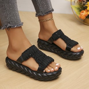 Damen Bequeme Kork-Sandalen mit innovativem Design und rutschfester Sohle EB