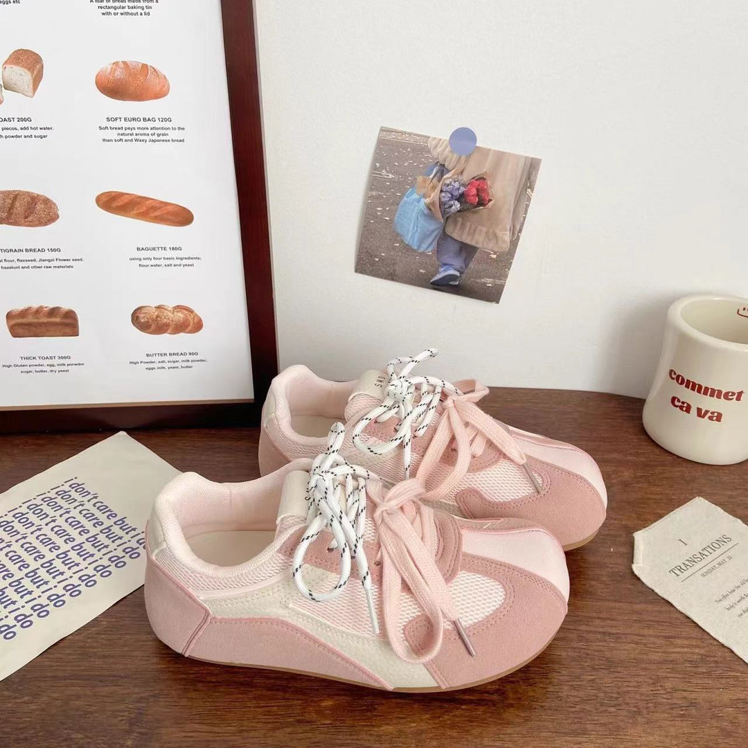 Damen Sportliche Sneakers mit atmungsaktiver Textiloberfläche und dämpfendem Sohlenprofil EB