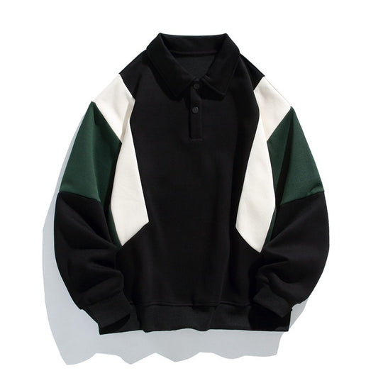 Damen modischer Polo-Pullover mit angesagten Farbkontrasten EB