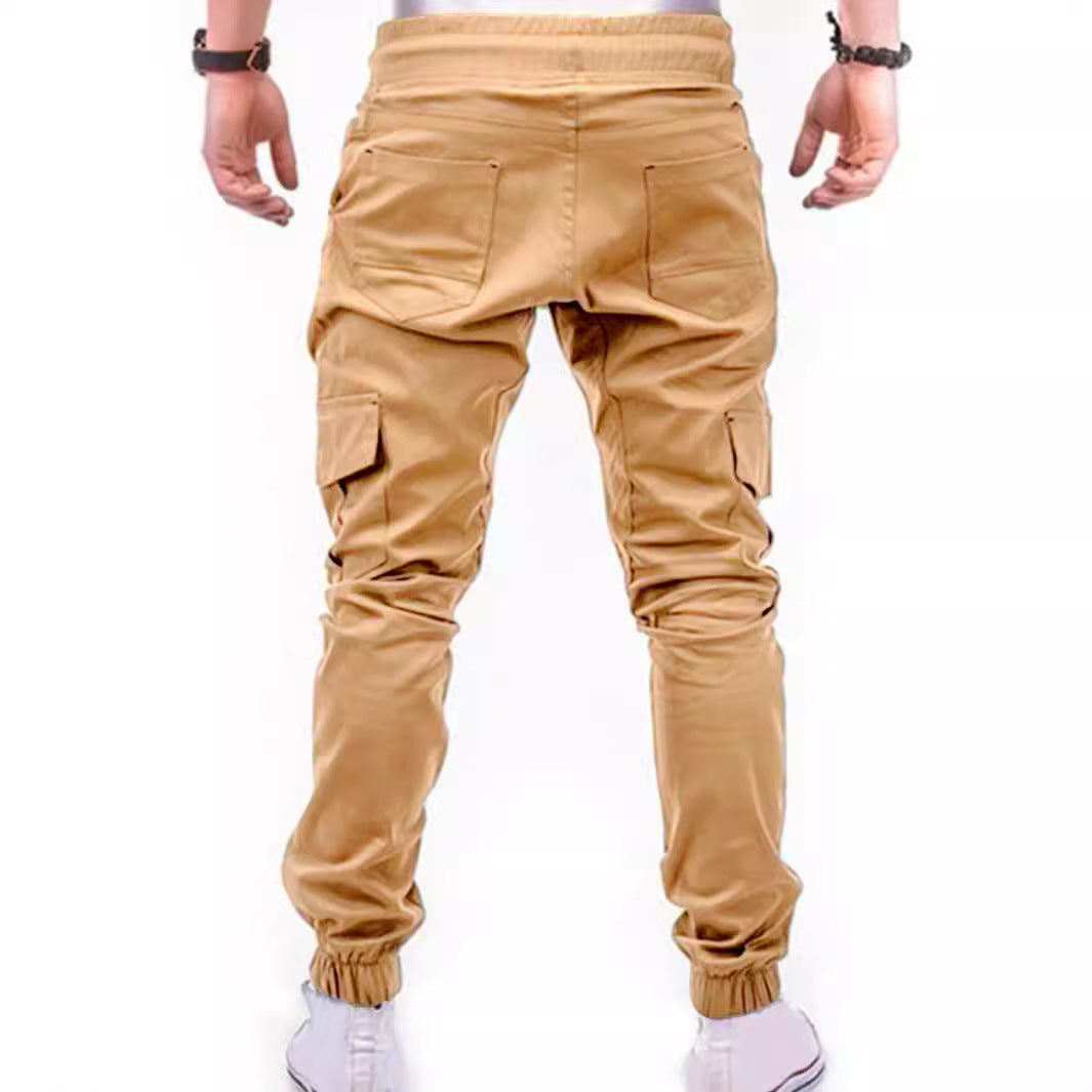 Herren Cargo-Hose mit elastischem Bund und praktischen Multifunktions-Pockets EB