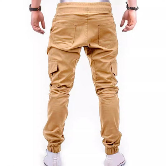 Herren Cargo-Hose mit elastischem Bund und praktischen Multifunktions-Pockets EB