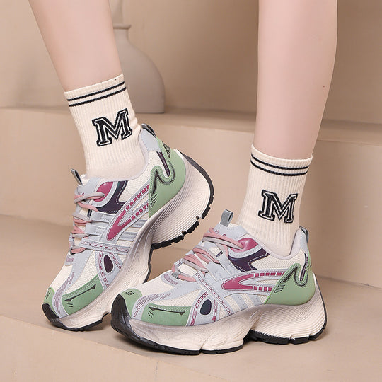 Damen Sportliche Lauf Sneakers mit dämpfender Technologie und atmungsaktivem Obermaterial EB
