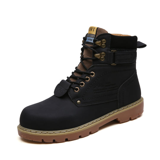 Damen robuste Schnürstiefel mit wasserdichtem Obermaterial EB